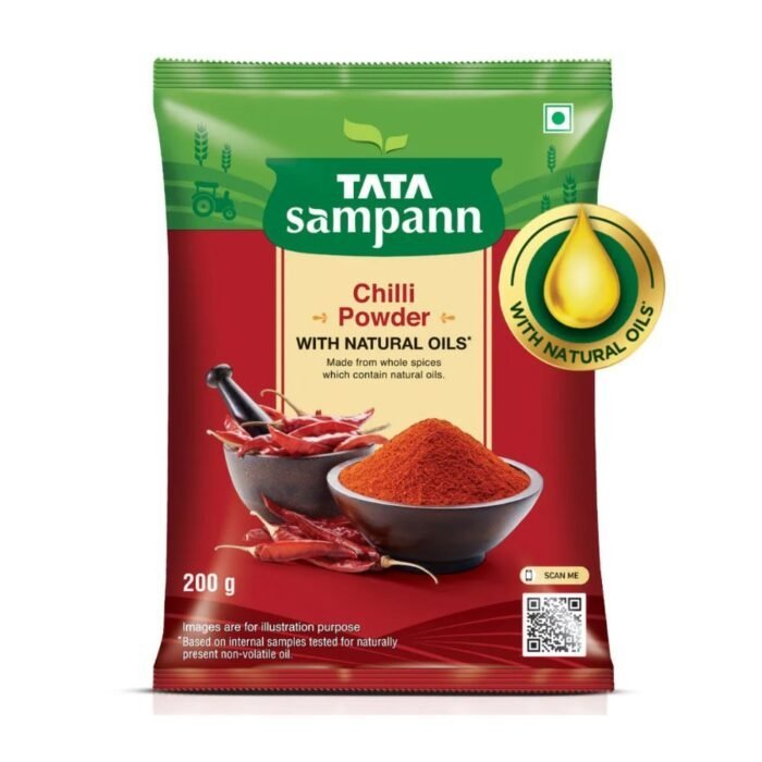 4-3-700x700 Tata Sampann Chilli Powder with Natural Oils Lal Mirchi Powder - Image 1